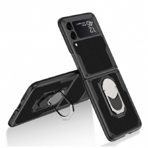 Mobilcover Samsung Galaxy Z Flip 3 5G Flip Cover Ring-support Læder Gkk
