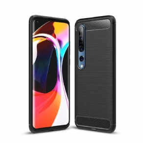 Cover Xiaomi Mi 10 / 10 Pro Børstet Kulfiber