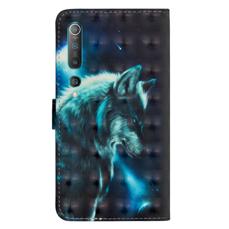 Læder Cover Xiaomi Mi 10 / 10 Pro Majestætisk Ulv