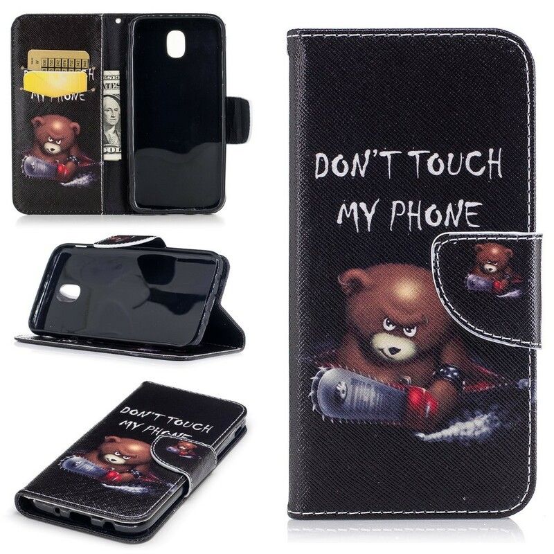 Flip Cover Samsung Galaxy J3 2017 Farlig Bjørn