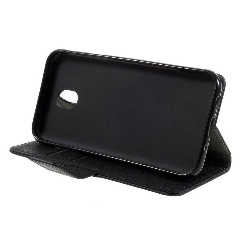 Flip Cover Samsung Galaxy J3 2017 Lædereffekt