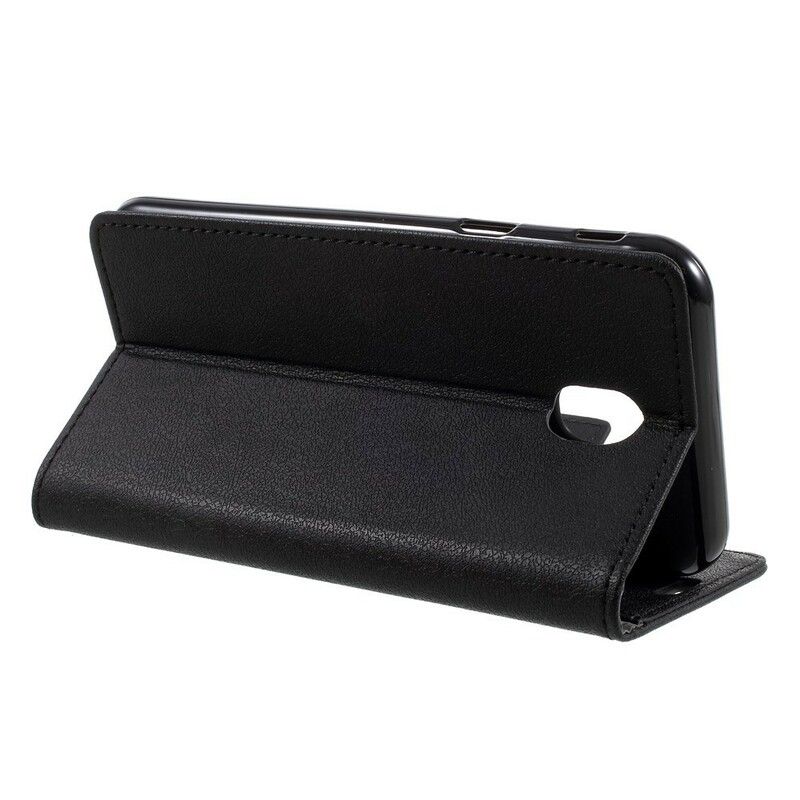 Flip Cover Samsung Galaxy J3 2017 Lædereffekt