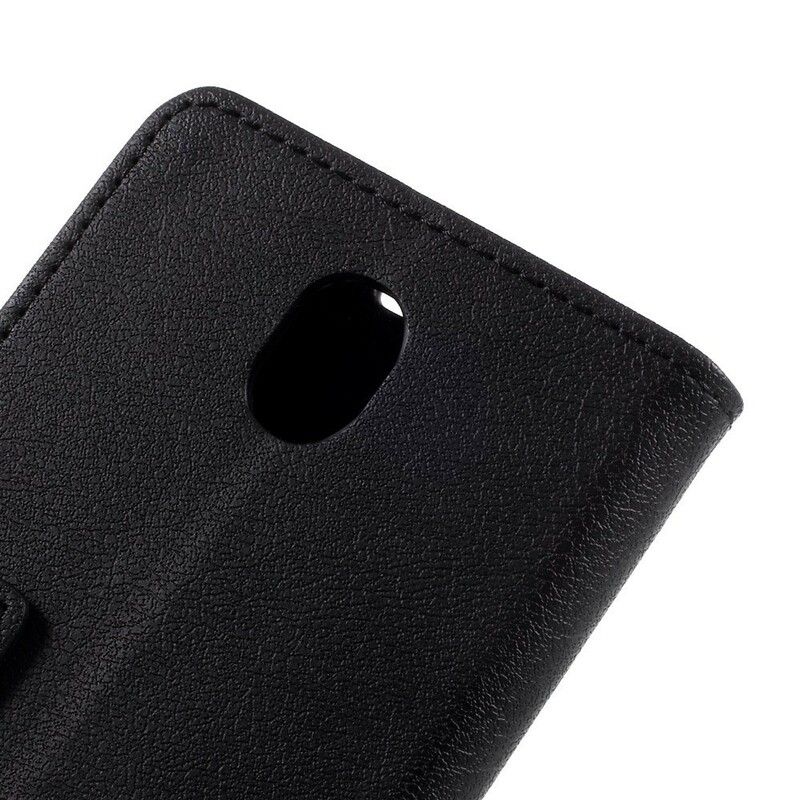 Flip Cover Samsung Galaxy J3 2017 Lædereffekt