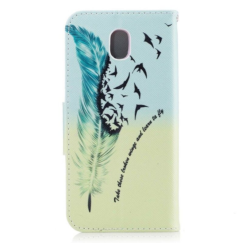 Flip Cover Samsung Galaxy J3 2017 Lær At Flyve