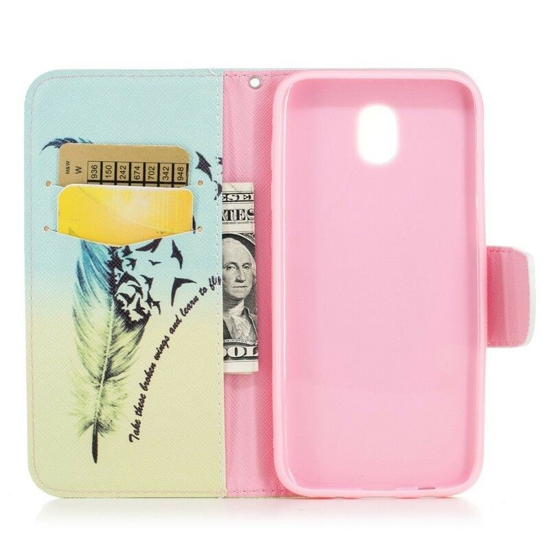 Flip Cover Samsung Galaxy J3 2017 Lær At Flyve