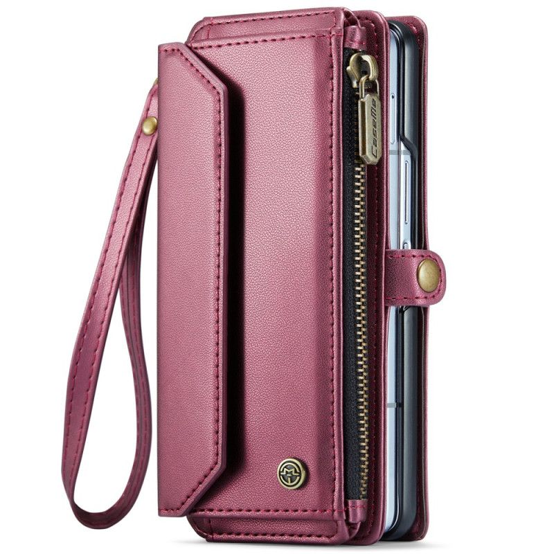 Flip Cover Til Samsung Galaxy Z Fold 6 Caseme Skulder- Og Lanyard-pung