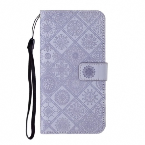 Flip Cover Samsung Galaxy S23 5G Tapestry Mønster