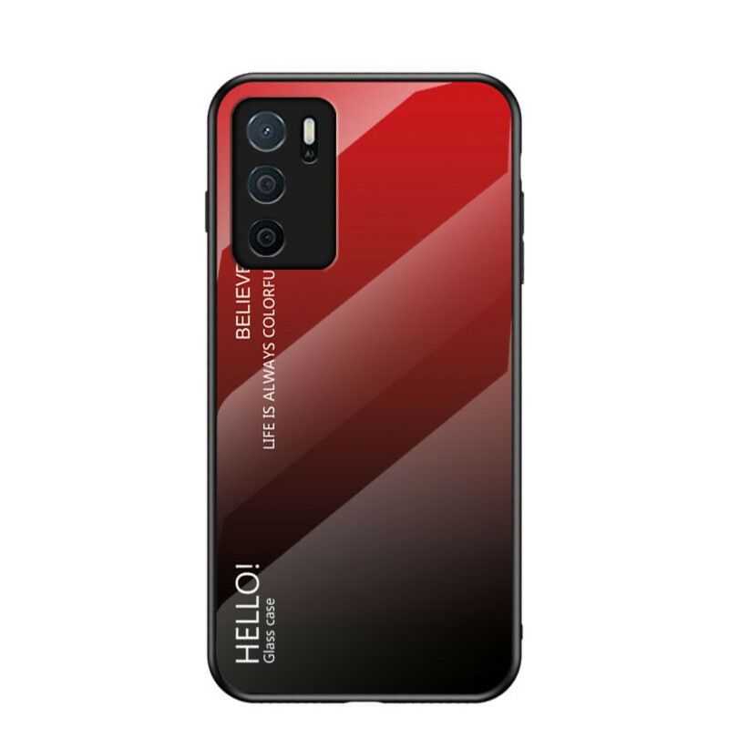Cover Oppo A16 / A16s Hej Hærdet Glas