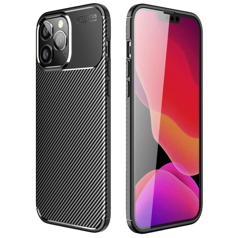 Cover iPhone 14 Pro Max Fleksibel Kulfiber