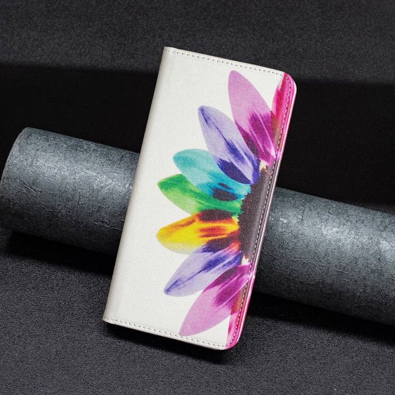 Cover iPhone 14 Pro Max Flip Cover Akvarelblomst