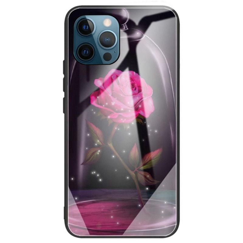 Cover iPhone 14 Pro Max Pink Hærdet Glas