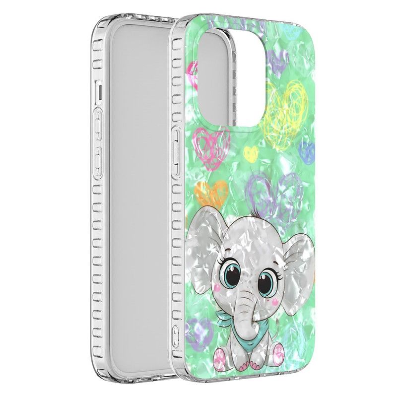 Cover iPhone 14 Pro Max Stilfuld Elefant