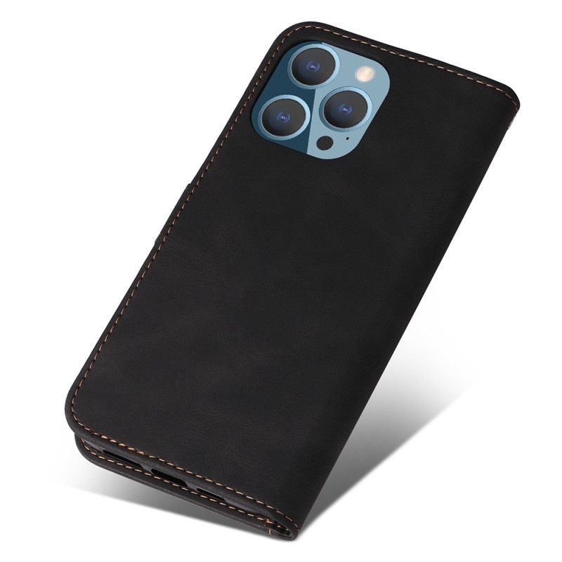Flip Cover iPhone 14 Pro Max Med Snor Tricolor Med Rem