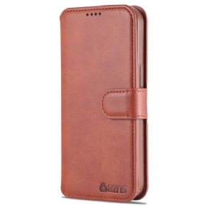 Læder Cover iPhone 14 Pro Max Azns Kunstlæder
