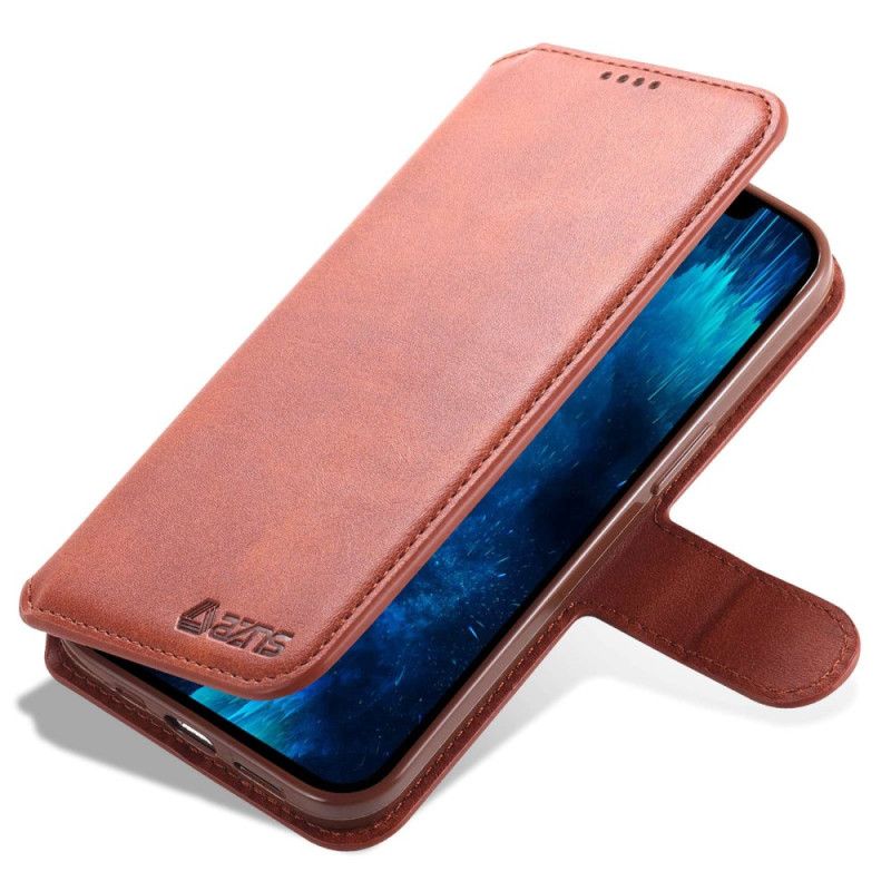 Læder Cover iPhone 14 Pro Max Azns Kunstlæder