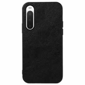 Cover Sony Xperia 10 IV Lichi-læderstil