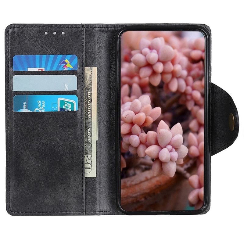 Flip Cover Sony Xperia 10 IV Imiteret Læderknap