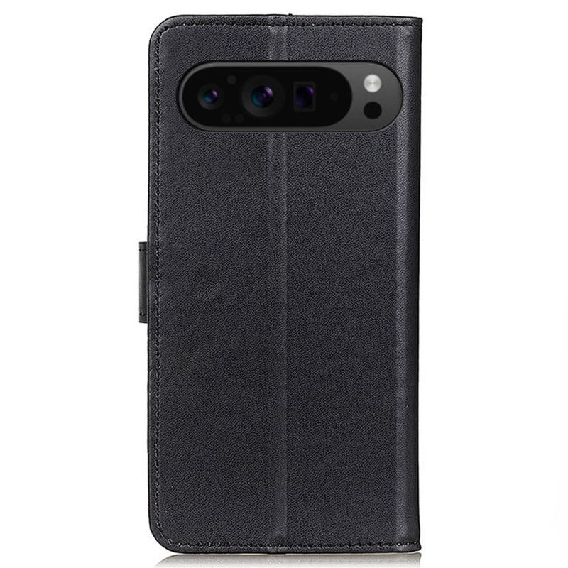 Læder Cover Google Pixel 9 Pro Telefon Etui Kunstlæder