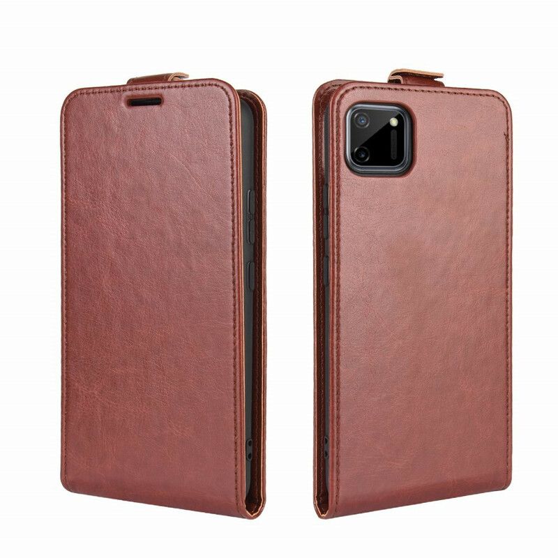 Læder Cover Realme C11 Flip Cover Lodret Klap