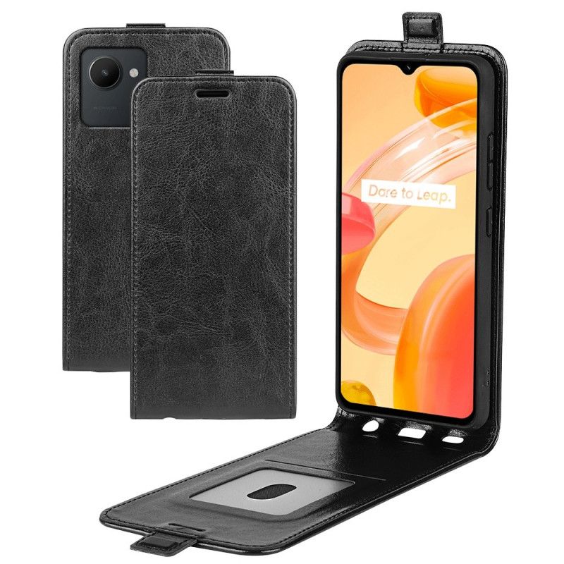 Læder Cover Realme C30 Flip Cover Lodret Klap