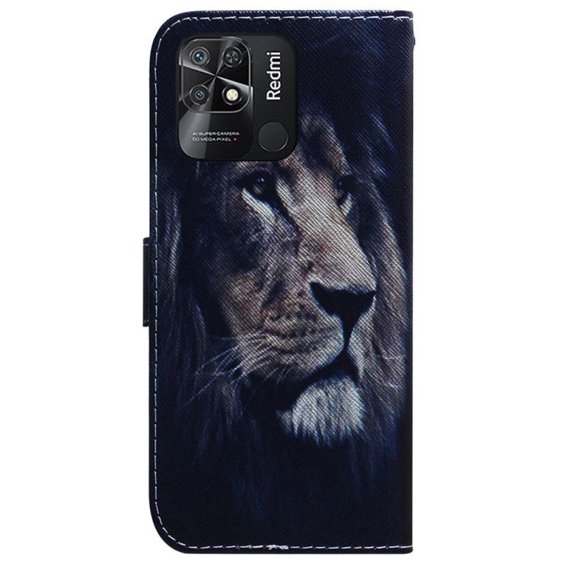 Flip Cover Xiaomi Redmi 10C Drømmende Løve