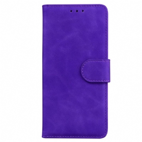 Flip Cover Xiaomi Redmi 10C Imiteret Læder Almindeligt