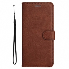 Flip Cover Xiaomi Redmi 10C Med Snor Almindelig Strappy