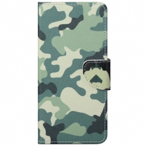 Flip Cover Xiaomi Redmi 10C Militær Camouflage