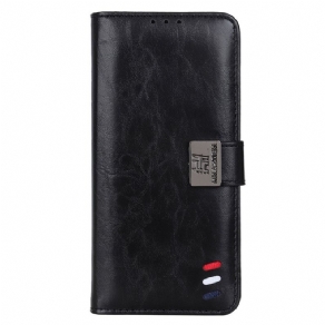 Flip Cover Xiaomi Redmi 10C Tricolor Lædereffekt