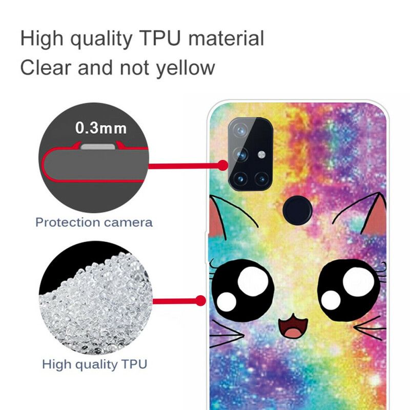 Cover OnePlus Nord N10 Tegnefilm Kat