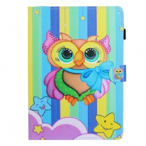 Flip Cover Samsung Galaxy Tab A 8" (2019) Flerfarvet Ugle