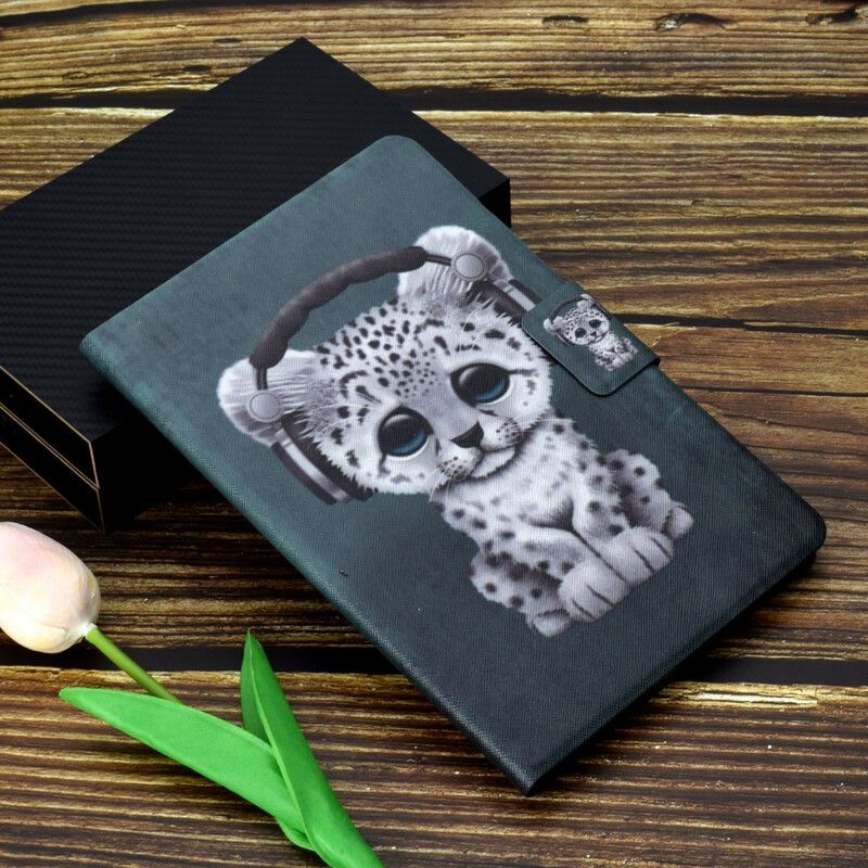 Flip Cover Samsung Galaxy Tab A 8" (2019) Lille Leopard