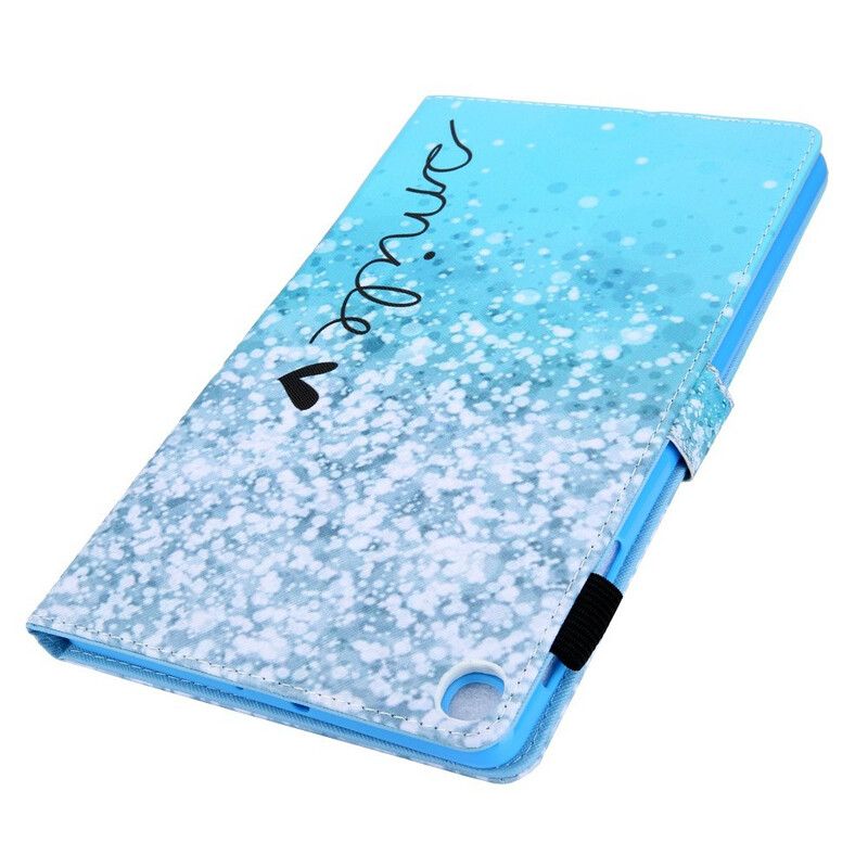Læder Cover Samsung Galaxy Tab A 8" (2019) Mousserende Prikker