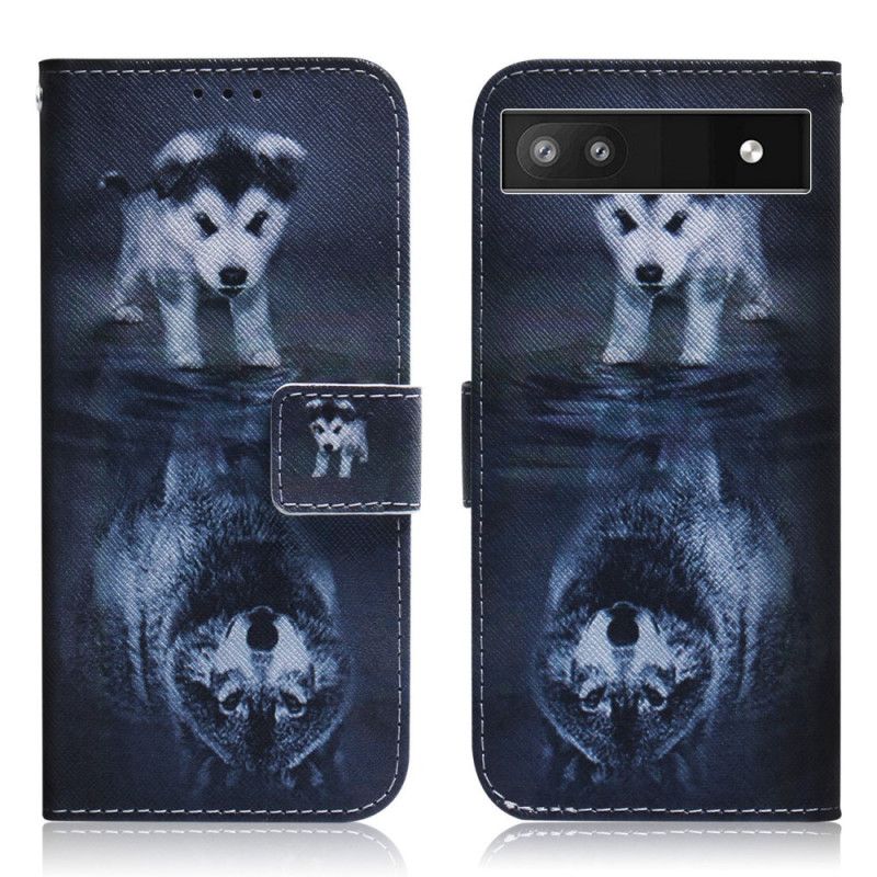 Flip Cover Google Pixel 6A Hvalpedrøm
