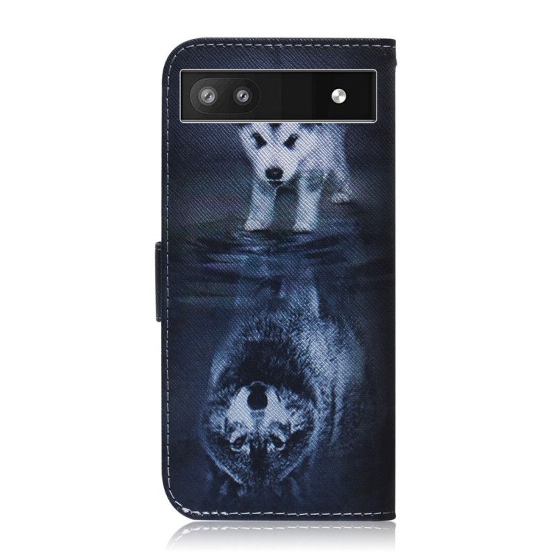 Flip Cover Google Pixel 6A Hvalpedrøm