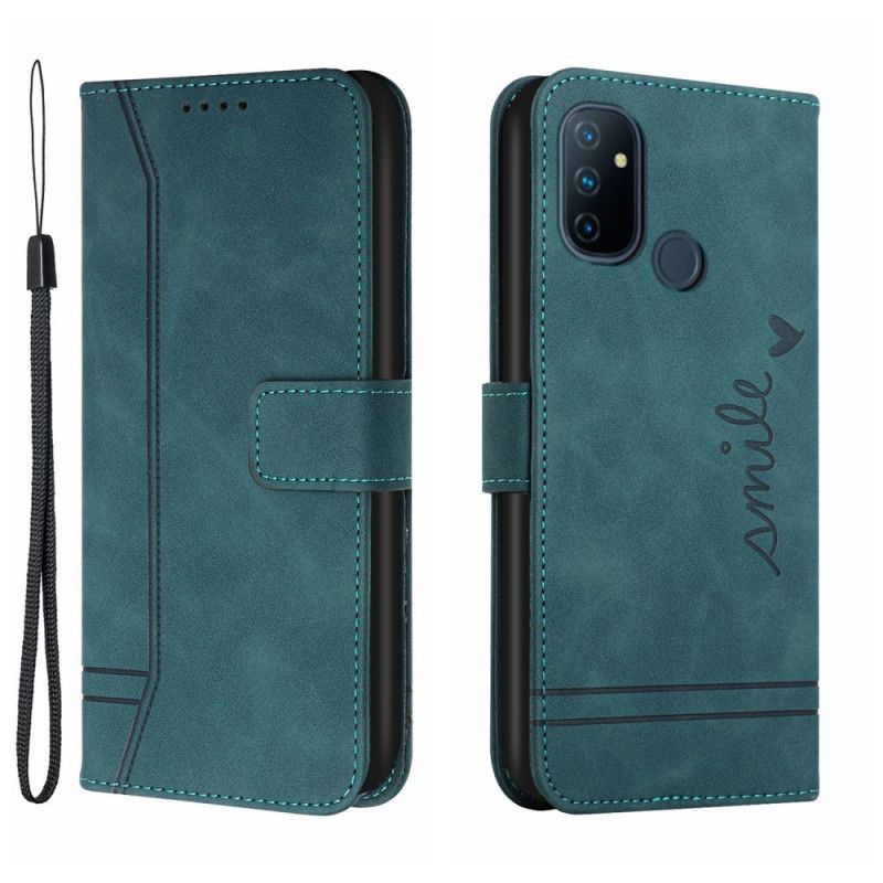 Flip Cover OnePlus Nord N100 Smil Med Snor