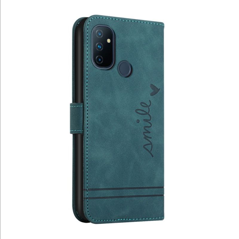Flip Cover OnePlus Nord N100 Smil Med Snor