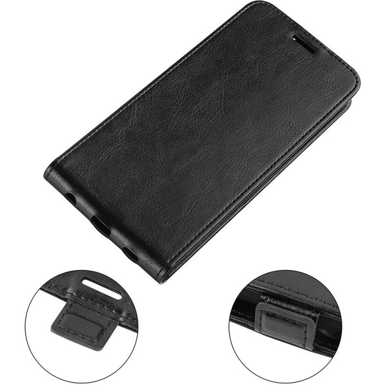 Flip Cover Honor X8 Lædereffekt Tekstur Med Lodret Lukning