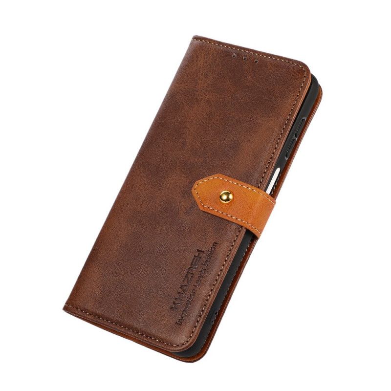 Flip Cover Honor X8 Tofarvet Gyldent Lås Khazneh