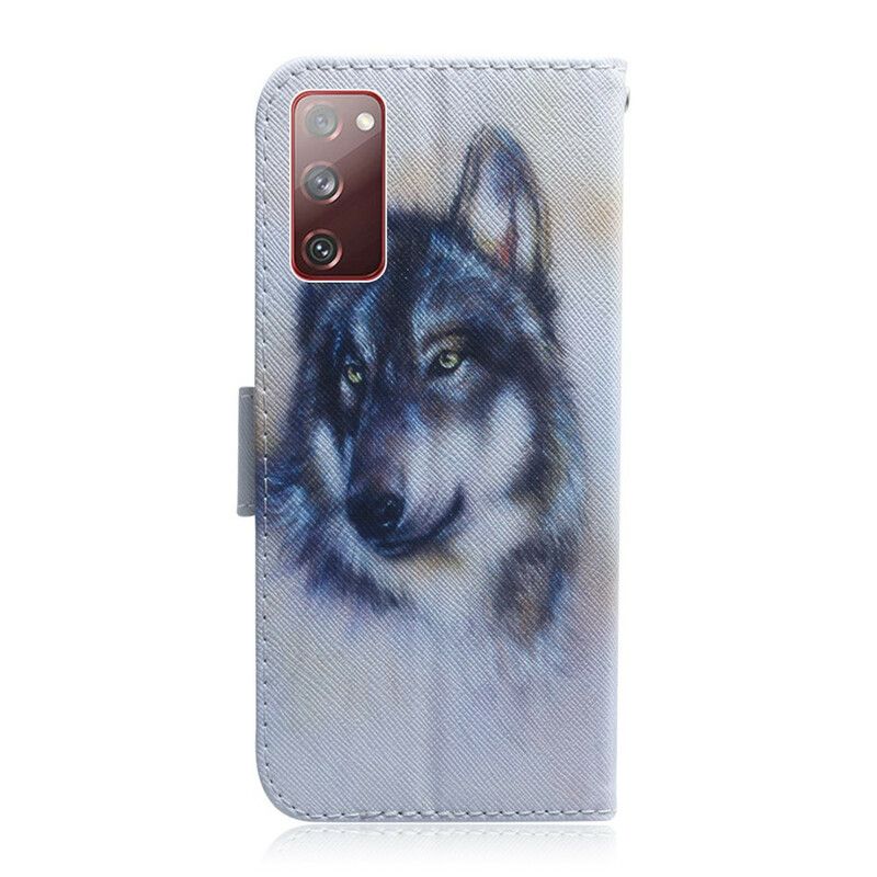 Flip Cover Samsung Galaxy S20 FE Hundeblik
