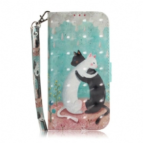 Flip Cover Samsung Galaxy S20 FE Med Snor Thong Cat Friends