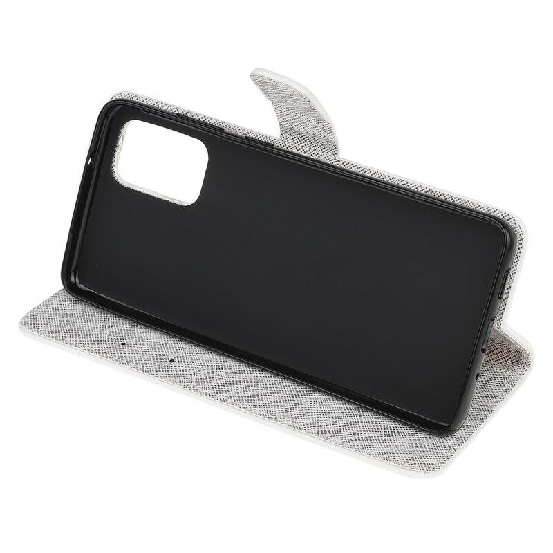 Flip Cover Samsung Galaxy S20 FE Med Snor Thong Guldsmede