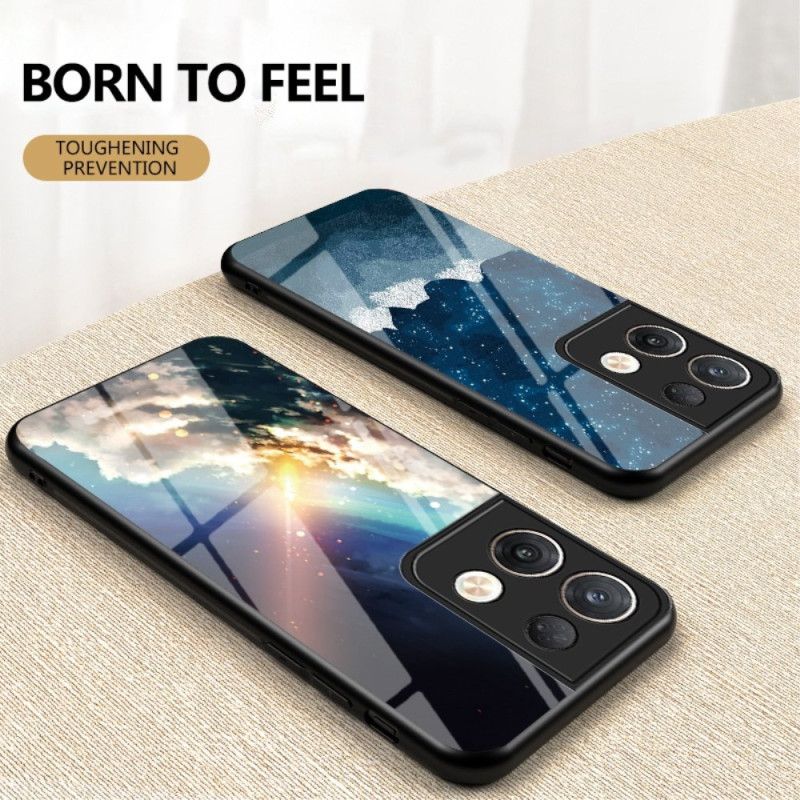 Cover Oppo Reno 8 Pro Hærdet Glasmønster