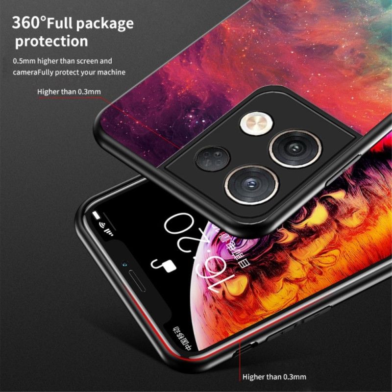 Cover Oppo Reno 8 Pro Hærdet Glasmønster