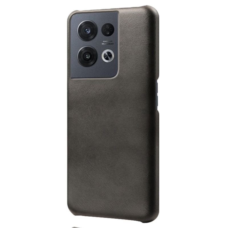 Cover Oppo Reno 8 Pro Lædereffekt