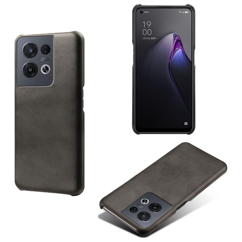 Cover Oppo Reno 8 Pro Lædereffekt