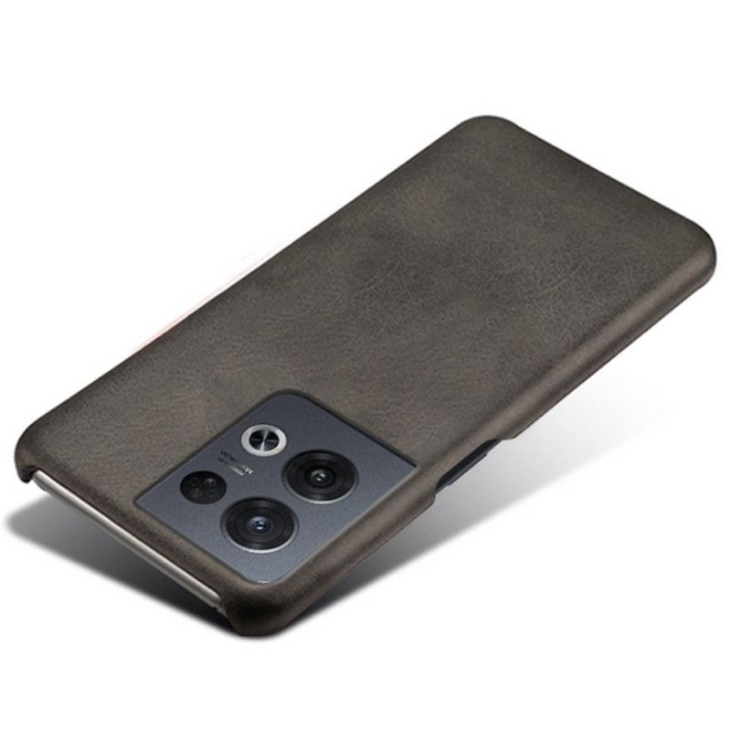 Cover Oppo Reno 8 Pro Lædereffekt