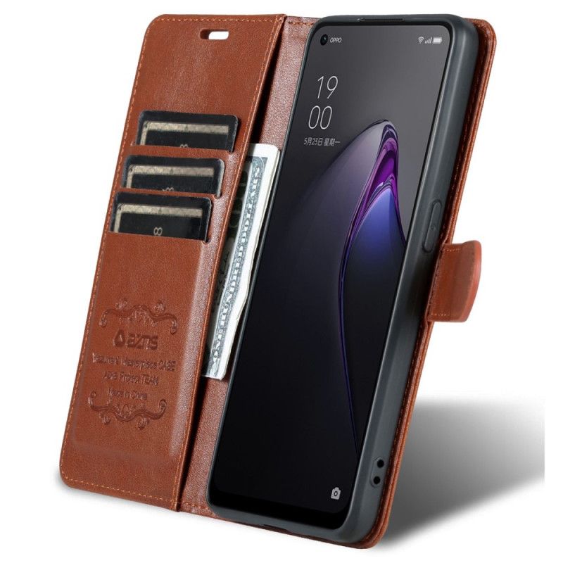 Læder Cover Oppo Reno 8 Pro Azns Kunstlæder