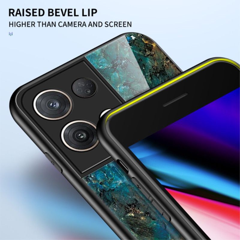 Mobilcover Oppo Reno 8 Pro Marmor Hærdet Glas
