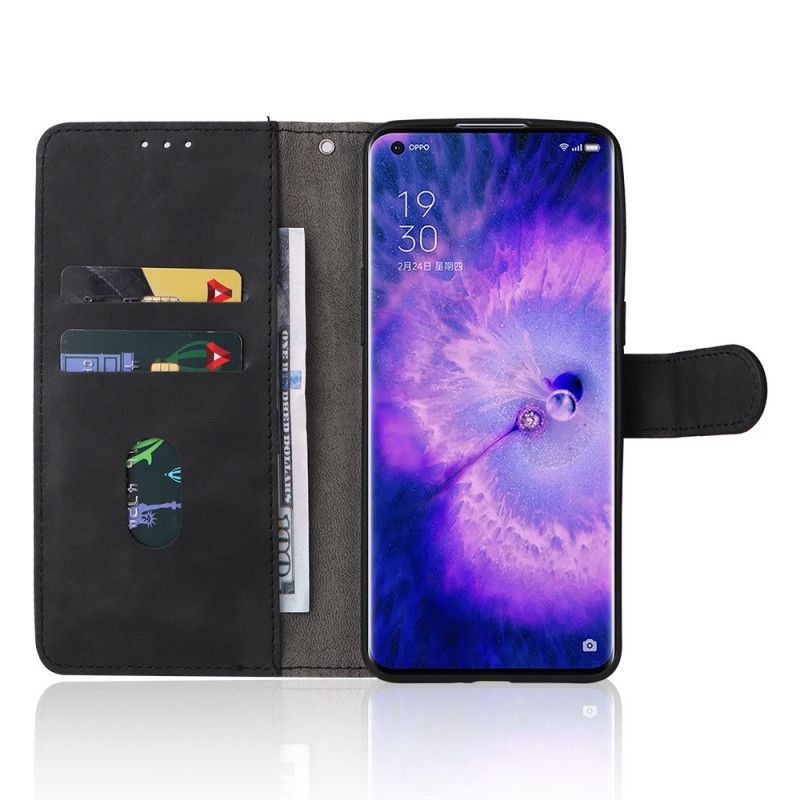 Læder Cover Oppo Find X5 Pro Vintage Almindelig